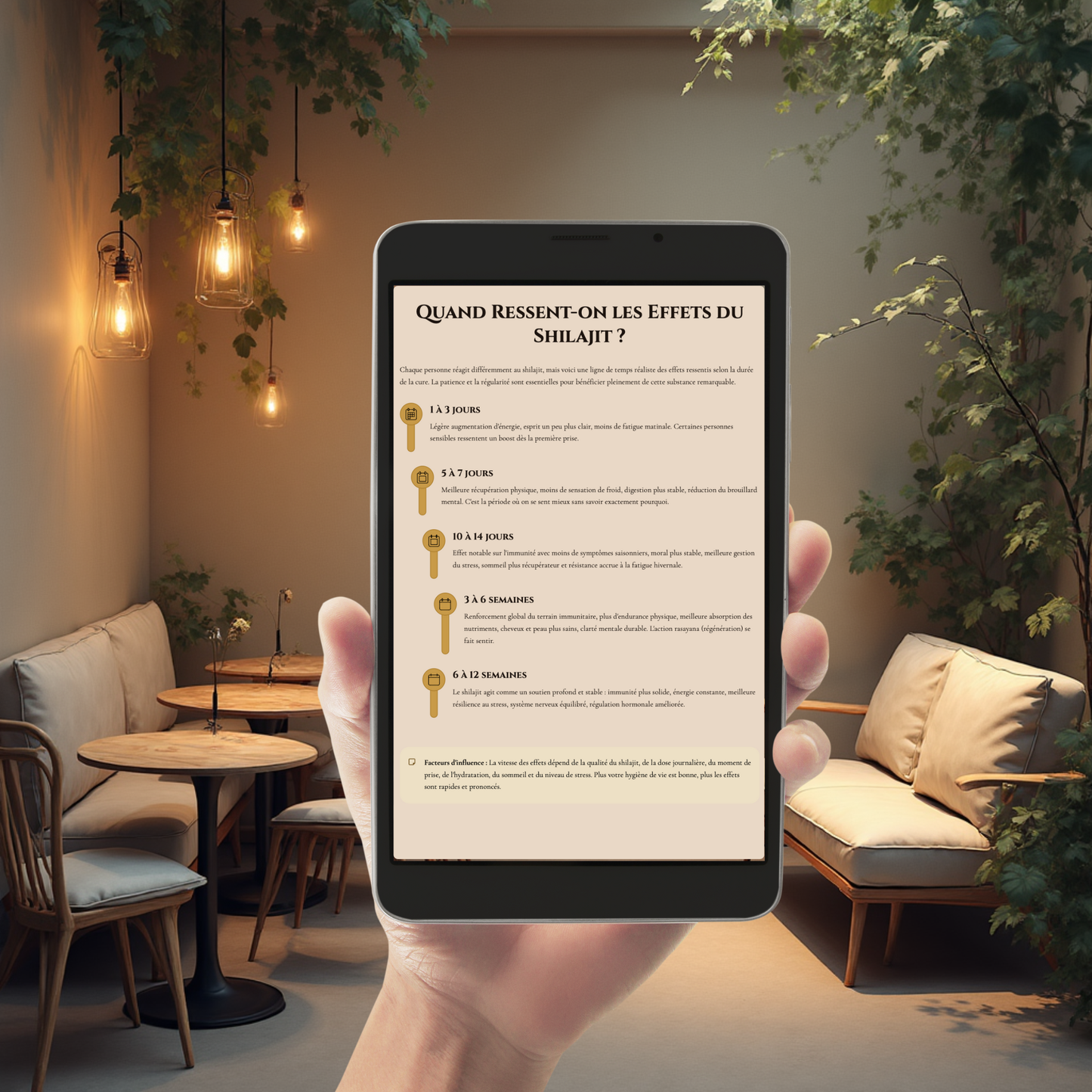 Résine de Shilajit pure grade GOLD