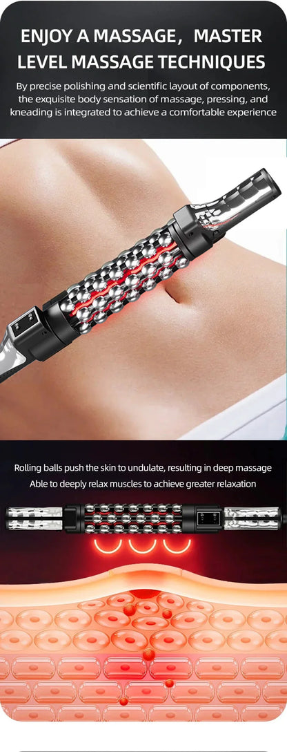 Appareil de Massage Chauffant à Lumière Rouge Relaxante