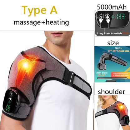 Épaulière Chauffante et Massante